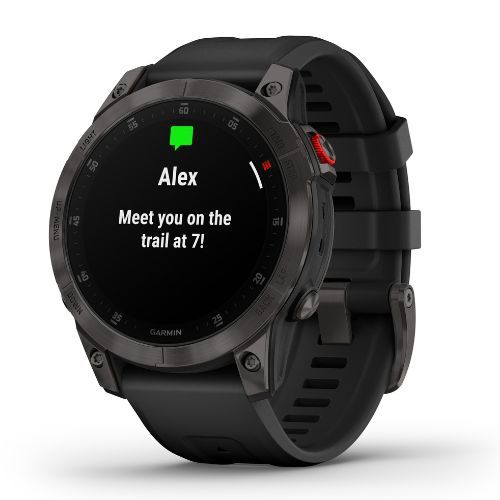 Ceas sport Garmin Epix 2 Sapphire HRM Elevate Ox negru 010-02582-11