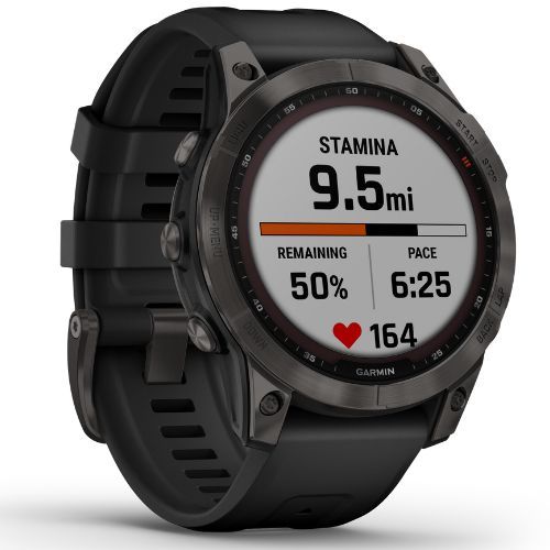 Ceas sport Garmin Fenix 7 Sapphire Solar Hrm Elevate Ox negru 010-02540-21