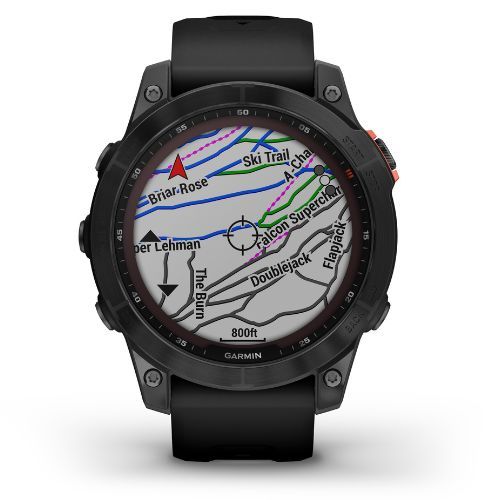 Ceas sport Garmin Fenix 7 Solar Hrm Elevate Ox negru 010-02540-11