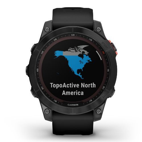 Ceas sport Garmin Fenix 7 Solar Hrm Elevate Ox negru 010-02540-11