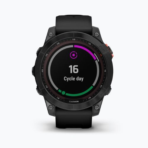 Ceas sport Garmin Fenix 7 Solar Hrm Elevate Ox negru 010-02540-11