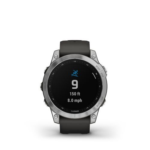 Ceas sport Garmin Fenix 7 Hrm Elevate Ox argintiu 010-02540-01