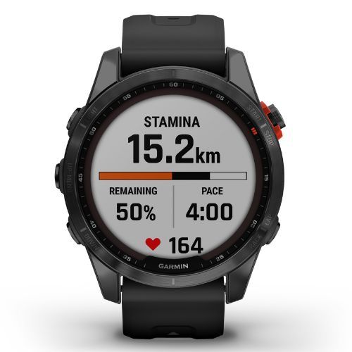 Ceas sport Garmin Fenix 7S Solar Hrm Elevate Ox gri 010-02539-13