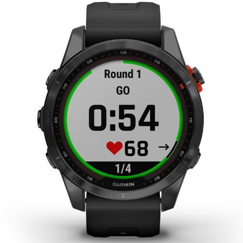 Ceas sport Garmin Fenix 7S Solar Hrm Elevate Ox gri 010-02539-13