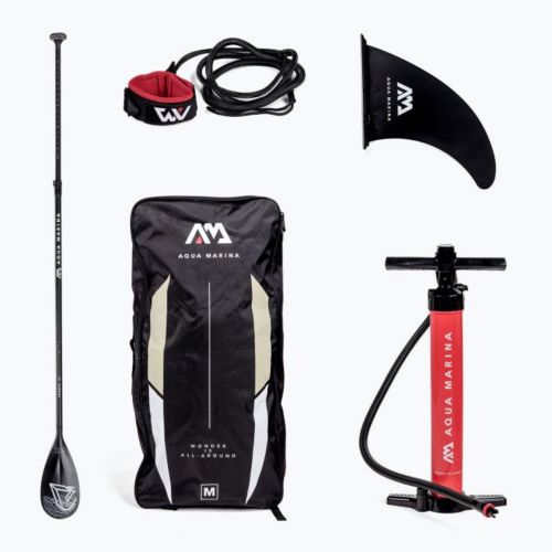 Placă SUP Aqua Marina Fusion - All-Around iSUP, 3.3m/15cm, cu vâslă și lesă de siguranță portocalie BT-21FUP