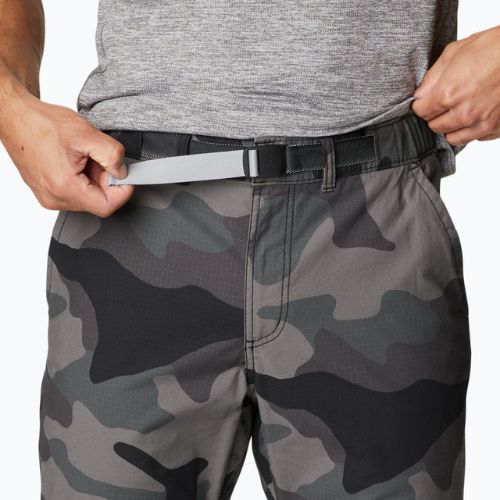Pantaloni de trekking pentru bărbați Columbia Wallowa Belted 012 gri-negru 1955361