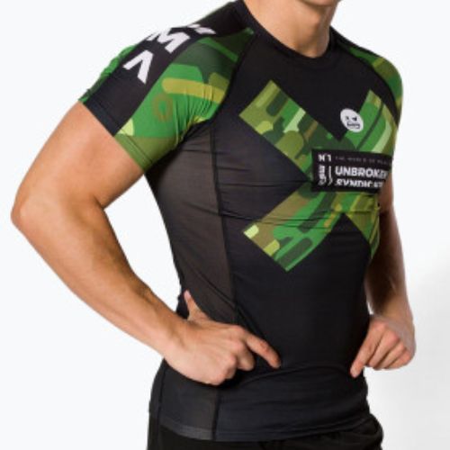 Bărbați KSW Camo Rashguard negru