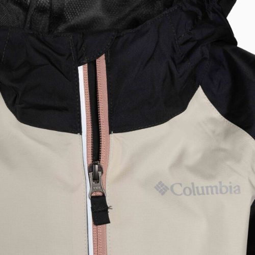 Columbia Dalby Springs 672 jachetă de ploaie pentru copii negru/roz 1877671