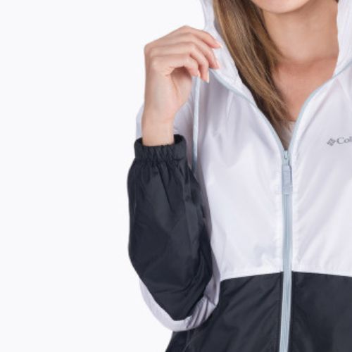Columbia Flash Forward 101 jachetă de vânt pentru femei, alb și negru 1585911