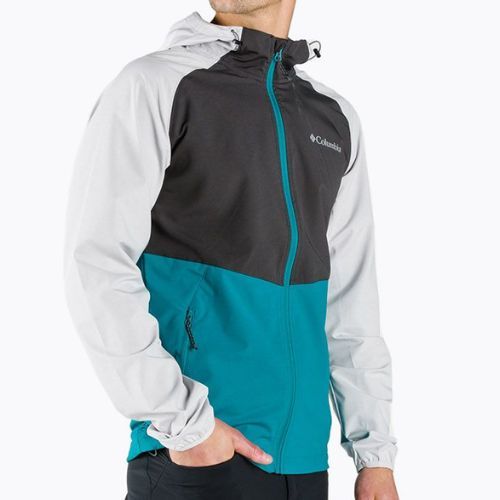 Columbia Panther Creek jachetă softshell pentru bărbați albastru/gri 1840711