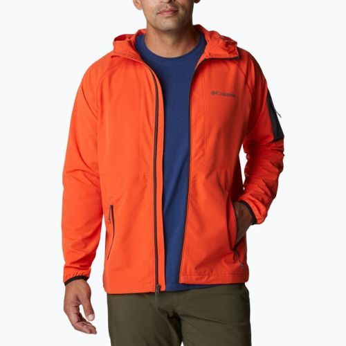 Jacheta Softshell pentru bărbați Columbia Tall Heights 813 portocaliu 1975591