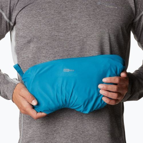 Jachetă softshell pentru bărbați Columbia Titan Pass 2.5L 043 albastru/gri 1888941