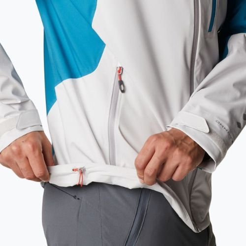 Jachetă softshell pentru bărbați Columbia Titan Pass 2.5L 043 albastru/gri 1888941