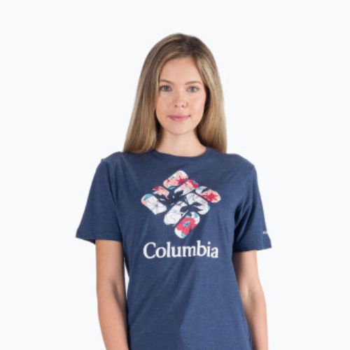 Columbia Bluebird Day Relaxed cămașă de trekking pentru femei 470 albastru marin 1934002
