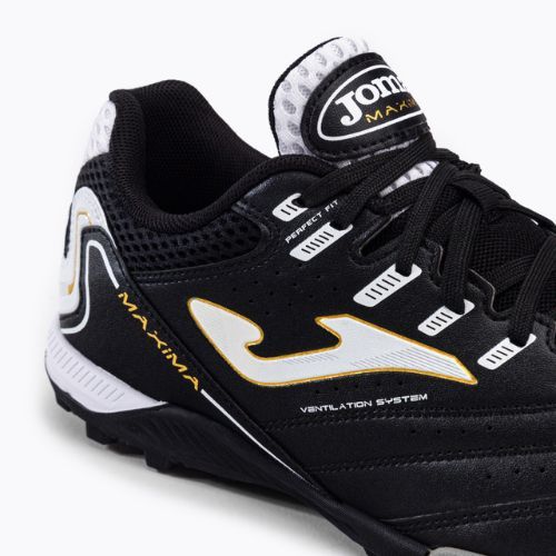 Ghete de fotbal Joma Maxima TF pentru bărbați, negru
