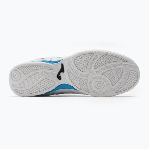 Ghete de fotbal Joma Top Flex IN alb/auriu