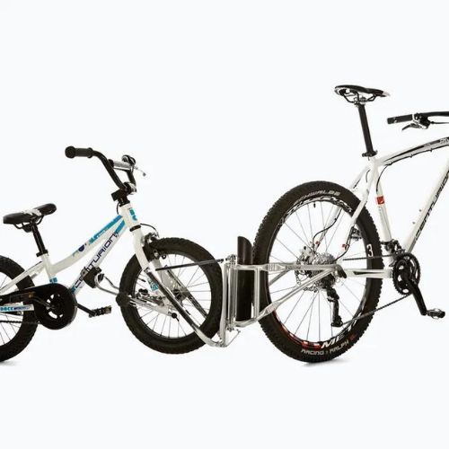 FollowMe bară de remorcare pentru biciclete argintie FM-100.100