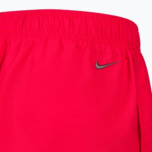 Pantaloni scurți de baie bărbați Nike Logo Solid 5" Volley roșu NESSA566-614