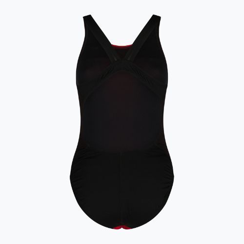 Costum de baie dintr-o singură piesă pentru femei Nike Fade Sting negru și roșu NESS8050-614