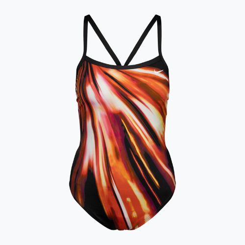 Costum de baie o piesă pentru femei Nike Spectrum negru și roșu NESSA014-614