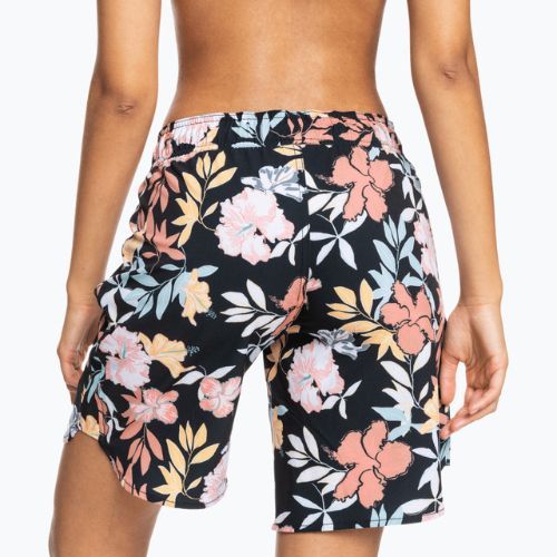 Pantaloni scurți de baie pentru femei ROXY Basics 9" 2021 anthracite/island vibes