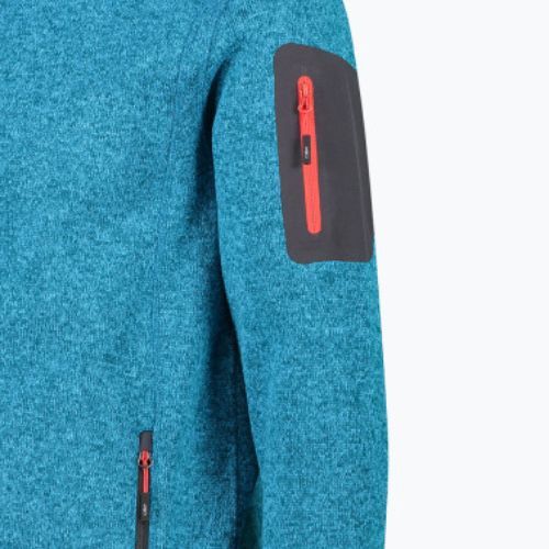 Tricou de bărbați CMP 15ML fleece albastru 3H60747N/15ML/48