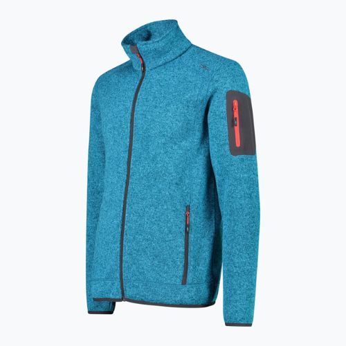 Tricou de bărbați CMP 15ML fleece albastru 3H60747N/15ML/48