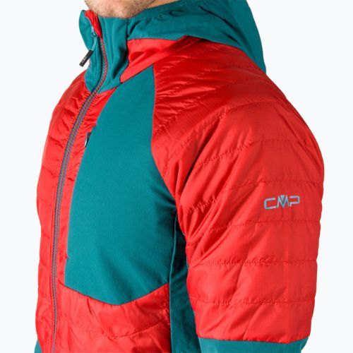 Jachetă hibrid pentru bărbați CMP Fix C812 roșu 32Z6477