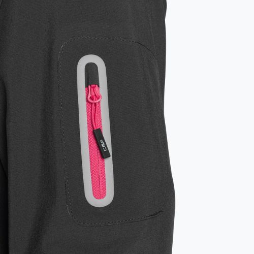 Jachetă softshell CMP Zip 05UG pentru femei, negru/roz 39A5006/05UG/D36