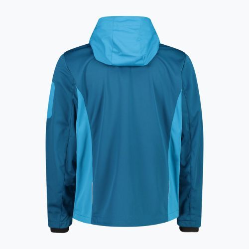 Jachetă softshell pentru bărbați CMP Zip 02ML albastru 39A5027/02ML/48