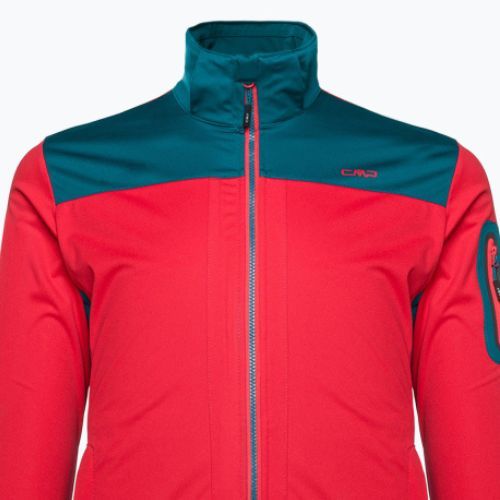 Jachetă CMP Softshell pentru bărbați cu fermoar 10CL portocaliu 39A5027/10CL/48