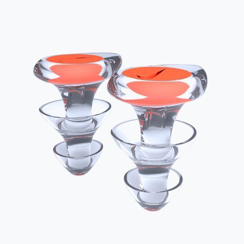 Branșamente Nike pentru urechi Orange NESS9175-618