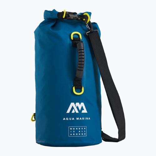 Geantă impermeabilă Aqua Marina 20L sac uscat cu mâner albastră B0303036