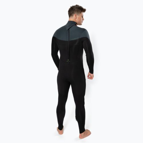 Costum complet pentru bărbați Jobe Yukon Fullsuit Backzip Backzip Foam 4/3mm negru 303522004-2XL
