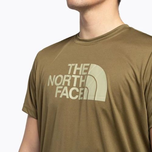Tricou de antrenament pentru bărbați The North Face Reaxion Easy verde NF0A4CDV37U1