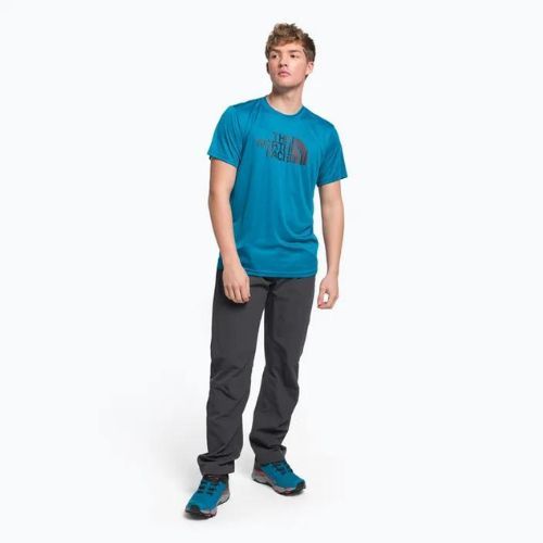 Tricou de antrenament pentru bărbați The North Face Reaxion Easy albastru NF0A4CDVM191