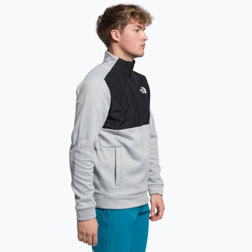 Bărbați The North Face MA 1/4 Zip 1/4 fleece sweatshirt gri deschis NF0A5IESGAU1