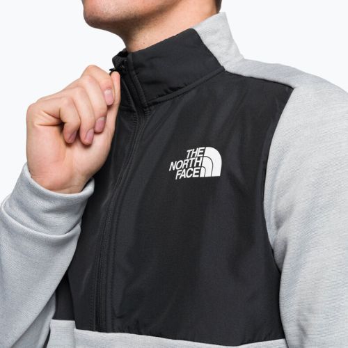 Bărbați The North Face MA 1/4 Zip 1/4 fleece sweatshirt gri deschis NF0A5IESGAU1