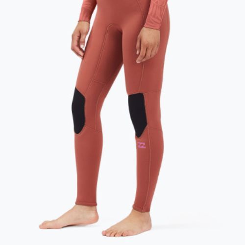 Costumul de neopren pentru femei Billabong 3/2 Synergy BZ L/SL red clay