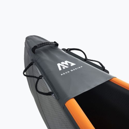 2 persoane de înaltă presiune de înaltă presiune caiac gonflabile 14'5 'AquaMarina Tomahawk gri Air-K 440