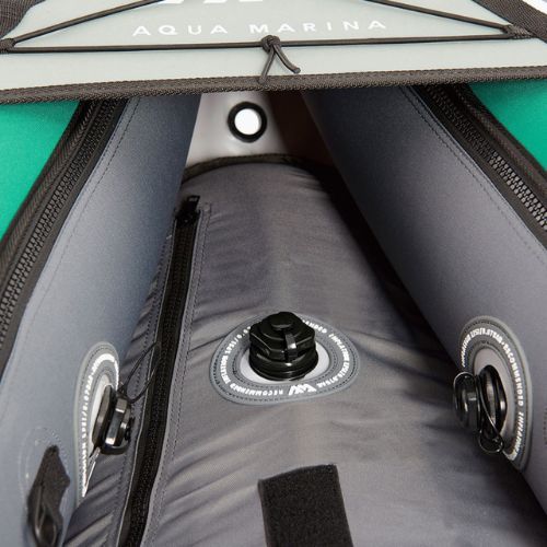 Caiac gonflabil 1-persoană 9'4″ AquaMarina Recreational Kayak verde Laxo-285