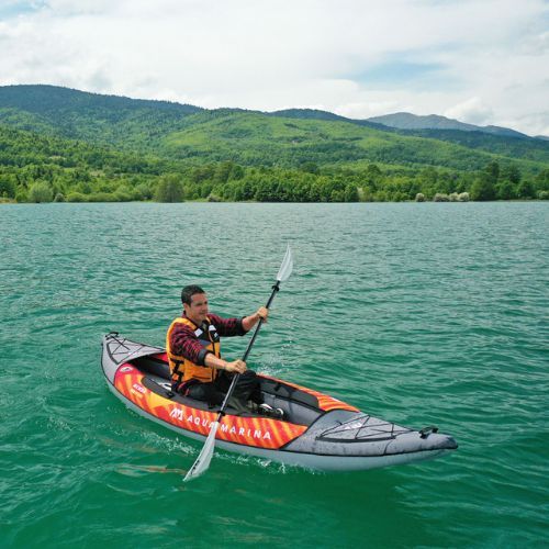 AquaMarina Touring Kayak Orange Memba-330 caiac gonflabil pentru 1 persoană