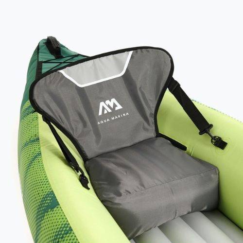 AquaMarina Recreational Canoe 3 persoane caiac gonflabile 12'2 'Ripple-370 verde