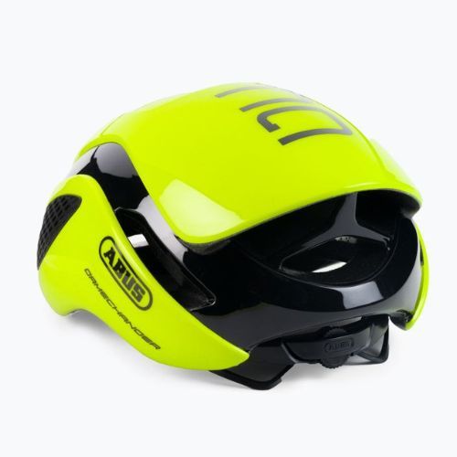 Cască de bicicletă ABUS GameChanger galben neon 77811