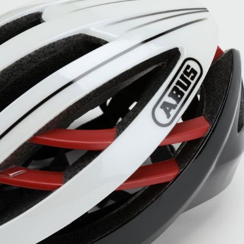 Cască de bicicletă ABUS Aventor roșu aprins 77627