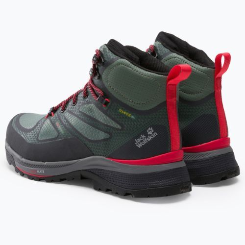 Cizme de trekking pentru femei Jack Wolfskin Force Striker Texapore Mid verde 4038871_4175