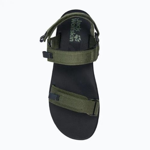 Sandale de drumeție pentru bărbați Jack Wolfskin Outfresh Sandal verde 4039441_4298_070