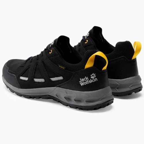 Cizme de trekking pentru bărbați Jack Wolfskin Woodland 2 Texapore Low negru 4051271_6055
