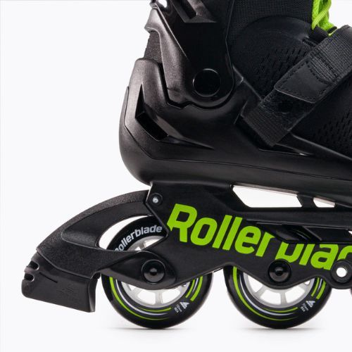 Rollerblade Microblade patine pentru copii negru/verde 07221900 T83