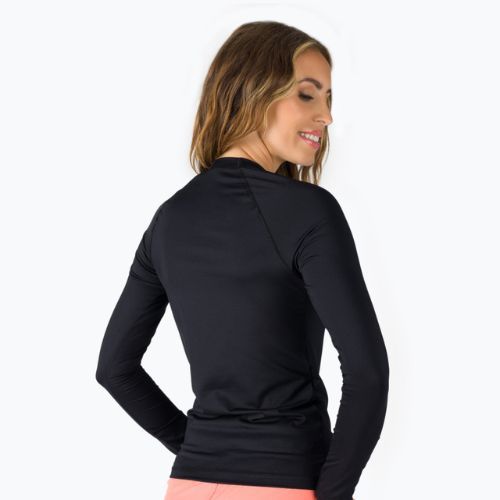 Femeile de înot cu mânecă lungă ROXY Whole Hearted 2021 anthracite